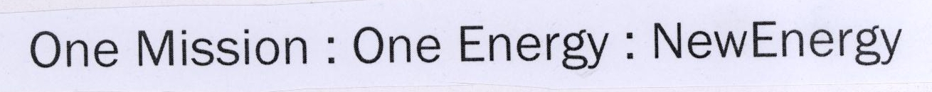 One Mission : One Energy : Newenergy Device mark 1780973 Trademark