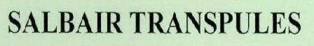 Salbair Transpules Device mark 1915746 Trademark