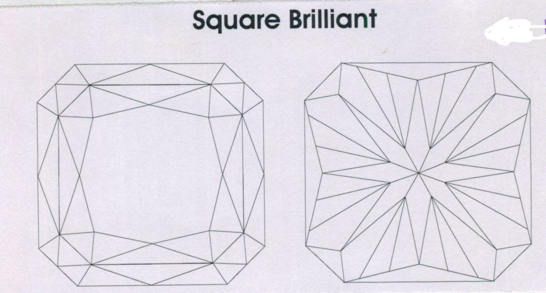 Square Brillant (geometrical Figurs) Device mark 1506767 Trademark