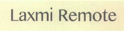 Laxmi Remote Device mark 2921307 Trademark