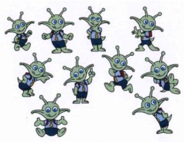 Cartoon Character-multiple Device mark 2660063 Trademark