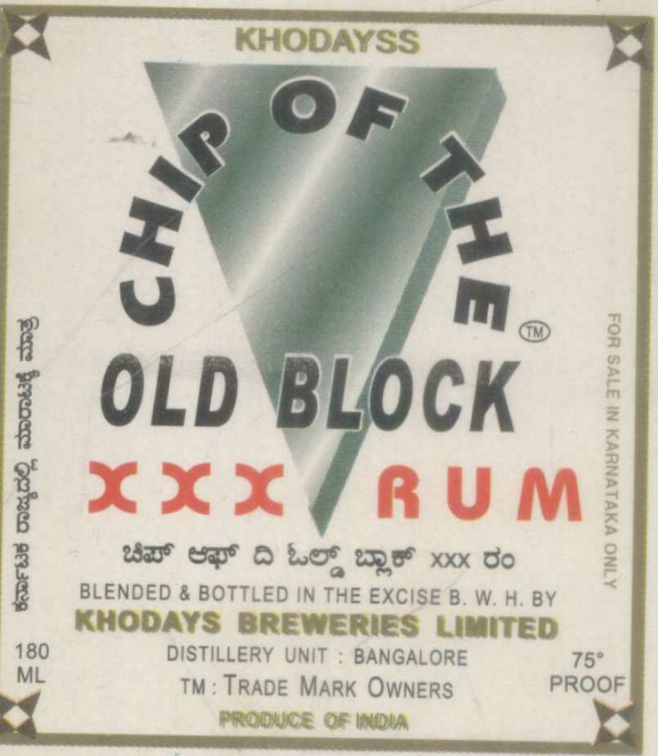 Chip Of The Old Block Device mark 945040 Trademark