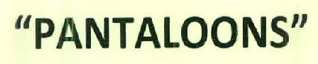 "pantaloons" Device mark 2754522 Trademark
