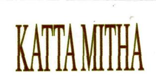 Katta Mitha Device mark 1984168 Trademark