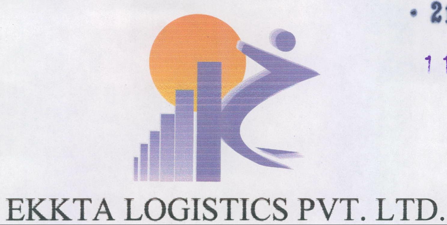 Ekkta Logistics Pvt.ltd Device mark 2113787 Trademark
