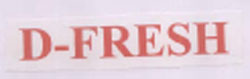 D-fresh Device mark 1739154 Trademark