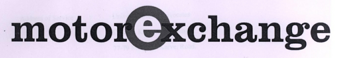 Motor Exchange Device mark 1860000 Trademark