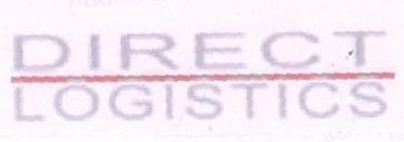 Direct Logistics (label) Device mark 1636630 Trademark