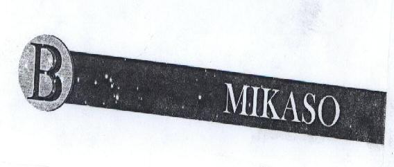 B Mikaso (label) Device mark 1587429 Trademark