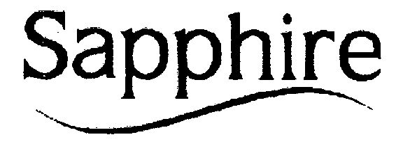 Sapphire (corved Line) Device mark 1541871 Trademark