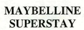 Maybelline Superstay Device mark 1540988 Trademark