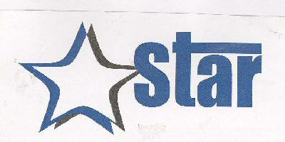 Star With Label. Device mark 1623308 Trademark