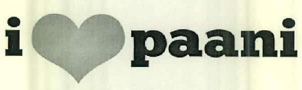 I Love Paani (device Of Heart) Device mark 2525711 Trademark