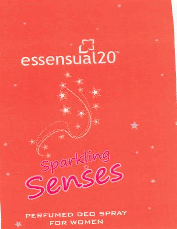 Essensual 20 Sparkling Senses (label) Device mark 2230957 Trademark