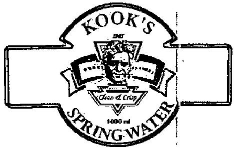 Kook's Spring Water With Device Device mark 1992287 Trademark
