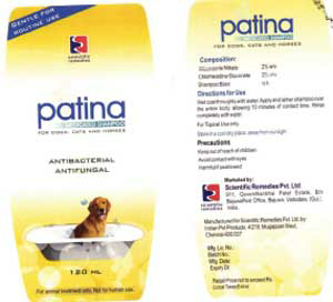 Patina ( Label) Device mark 1311184 Trademark