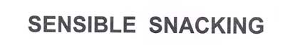 Sensible Snacking Device mark 1826122 Trademark