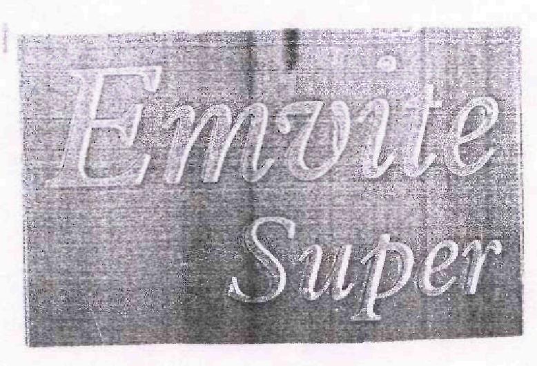 Emvite Super (device) Device mark 1719610 Trademark