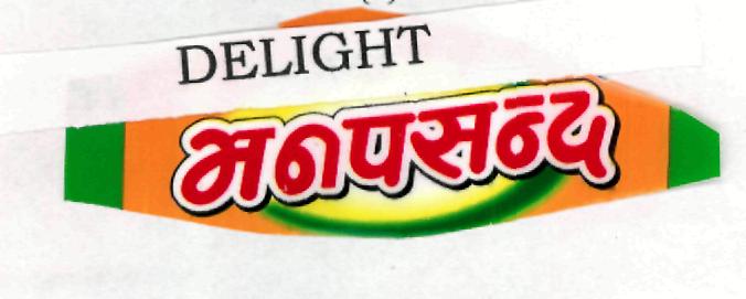 Delight Manpasand (label) Device mark 2164575 Trademark