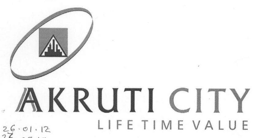 Akruti City (device Of Monogram) Device mark 1641910 Trademark