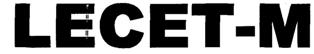 Lecet - M Device mark 2112638 Trademark