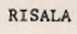 Risala Device mark 721347 Trademark