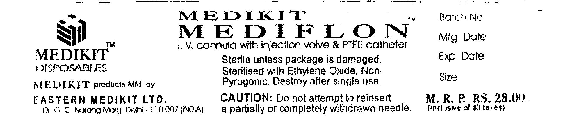Medikit Device mark 611265 Trademark