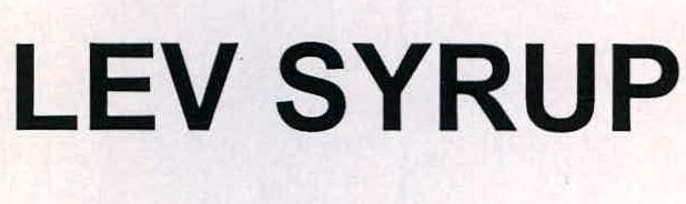 Lev Syrup Device mark 2178759 Trademark