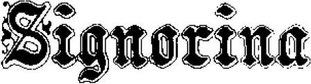 Signorina Device mark 443551 Trademark