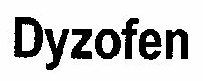 Dyzofen (lable) Device mark 1485346 Trademark