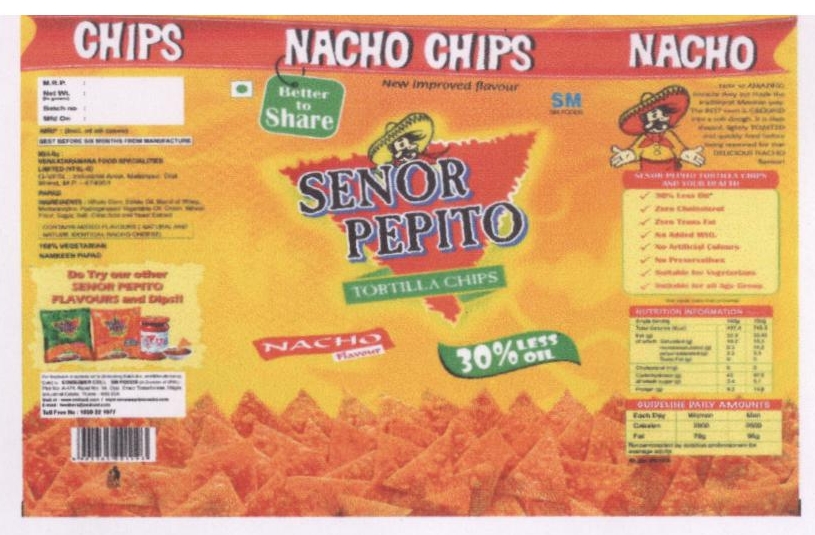 Senor Pepito Device mark 1865827 Trademark