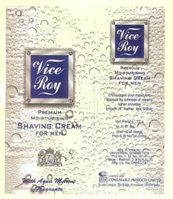 Vice Roy (lable) Device mark 1150537 Trademark