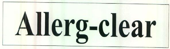 Allerg-clear Device mark 2660385 Trademark