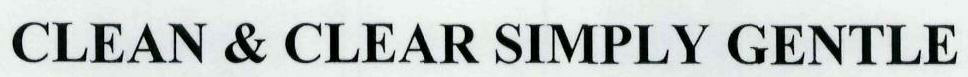 Clean & Clear Simply Gentle Device mark 1957122 Trademark