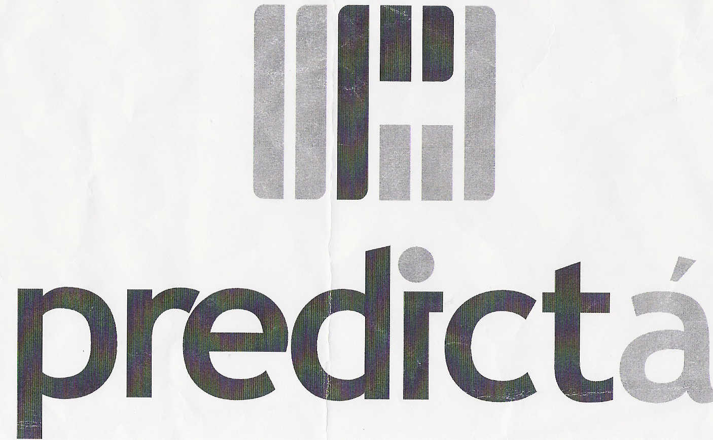 Predicta (logo) Device mark 1624324 Trademark