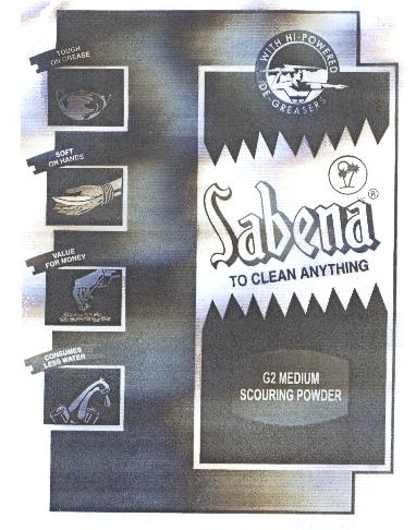 Sabena (new Pouch) Label Annexed Device mark 874236 Trademark