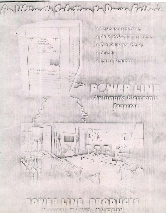 Powerline Automatic Electronic Inverter Device mark 1091315 Trademark