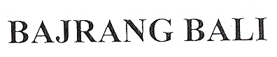 Bajrang Bali Device mark 1827694 Trademark