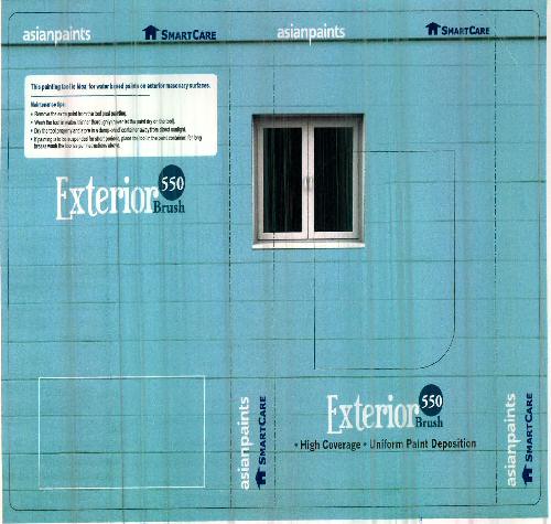 Asianpaints Exterior 550 Brush Device mark 2398766 Trademark