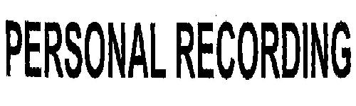 Personal Recording Device mark 1991110 Trademark
