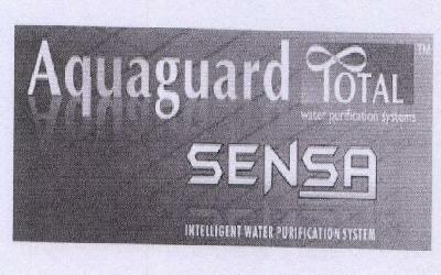 Aquaguard Total Sensa Device mark 1634107 Trademark