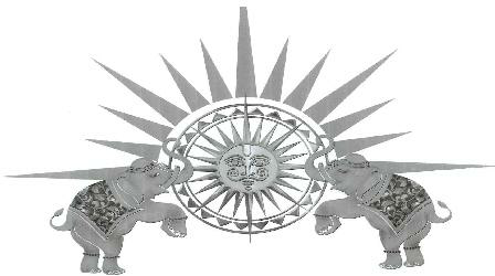 Device Of Sun And Elephants(logo) Device mark 2002134 Trademark