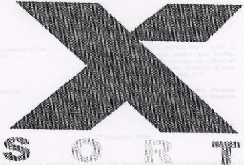 X Sort With Label Device mark 1498248 Trademark