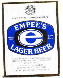 Empee"s Lager Beer Device mark 789254 Trademark