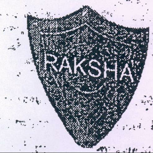 Raksha. Device mark 1020185 Trademark