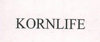 Kornlife Device mark 2329580 Trademark