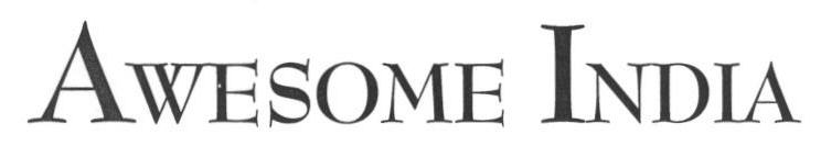Awesome India (label) Device mark 1662593 Trademark