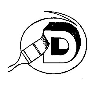 D (divice Of Paint Brush) Device mark 832867 Trademark