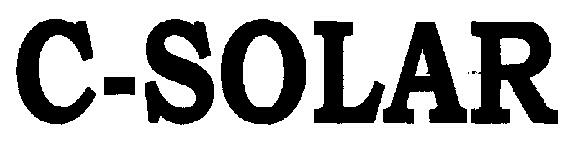 C-solar Device mark 2310318 Trademark