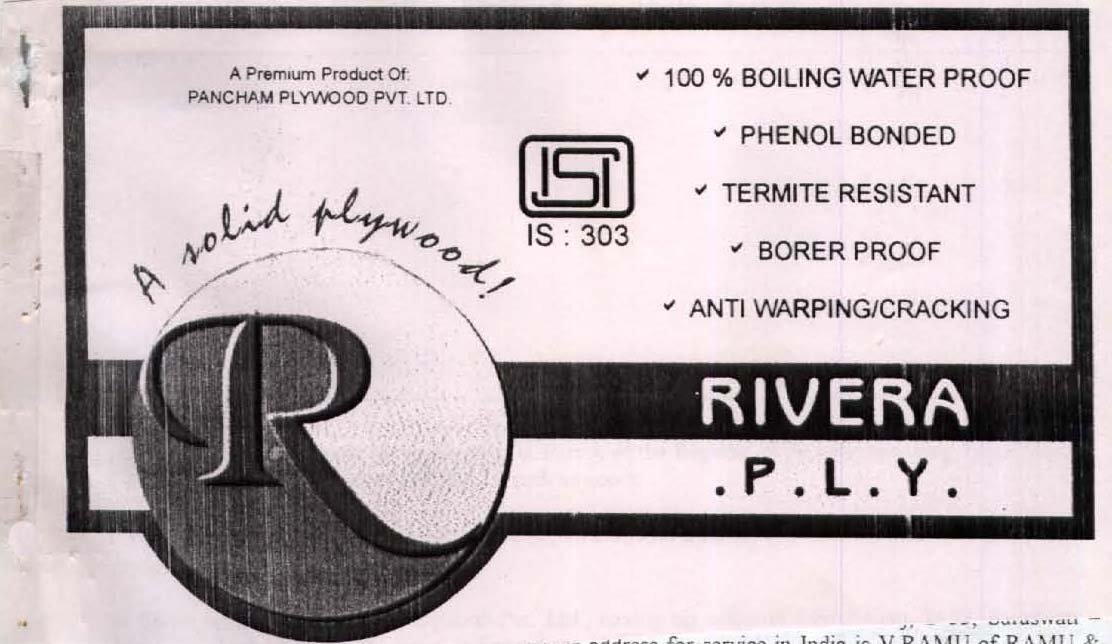 Rivera P.l.y. Device mark 993003 Trademark